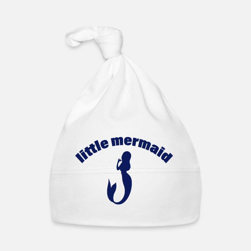 Sirène - Bonnet bio Bébé - blanc