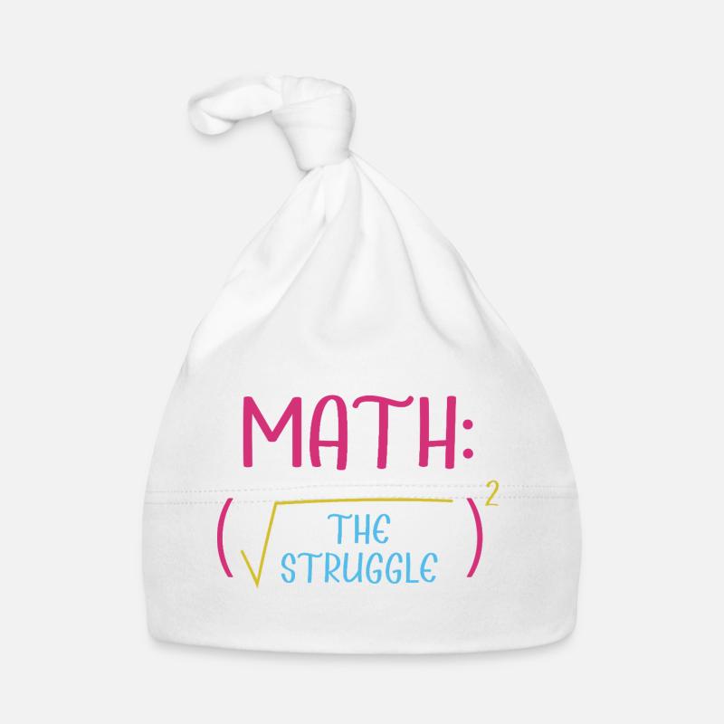 Math Math Math Teacher Mathematician Organic Baby Cap