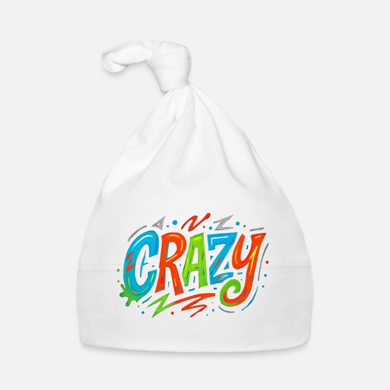 Graffiti Crazy Farbexplosion Baby Bio-Mütze
