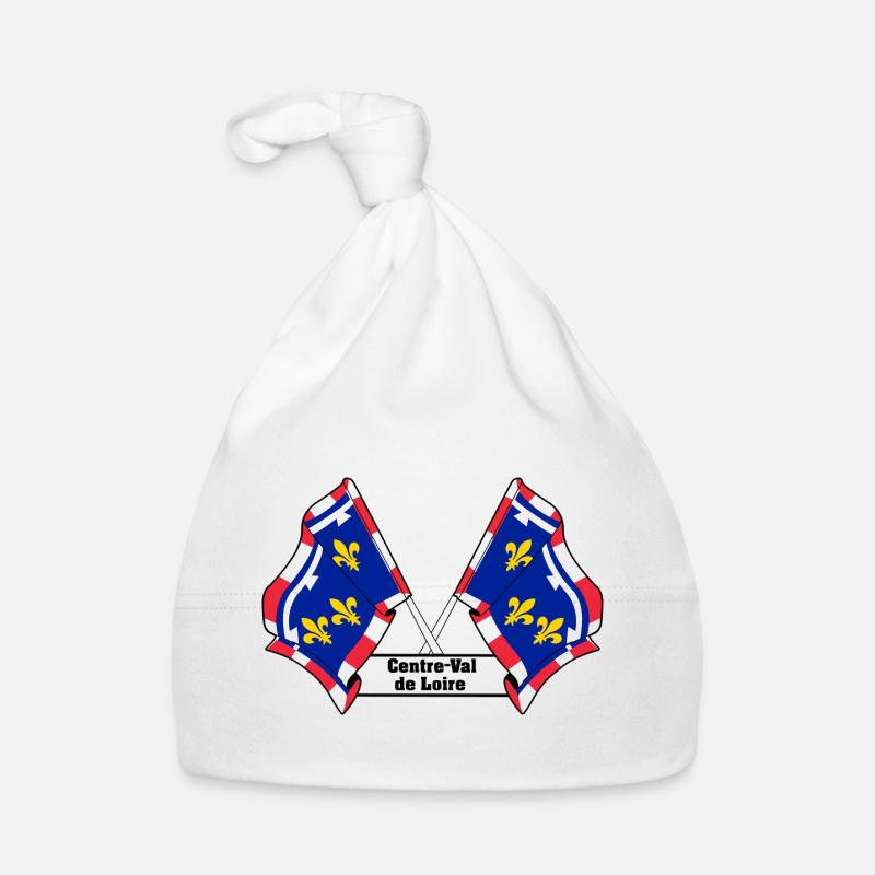 Centre-Val de Loire Text Baby Bio-Mütze
