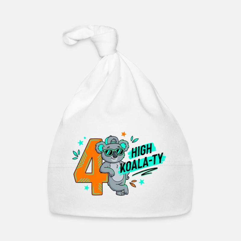 4e anniversaire de High Koala-Ty Bonnet bio Bébé