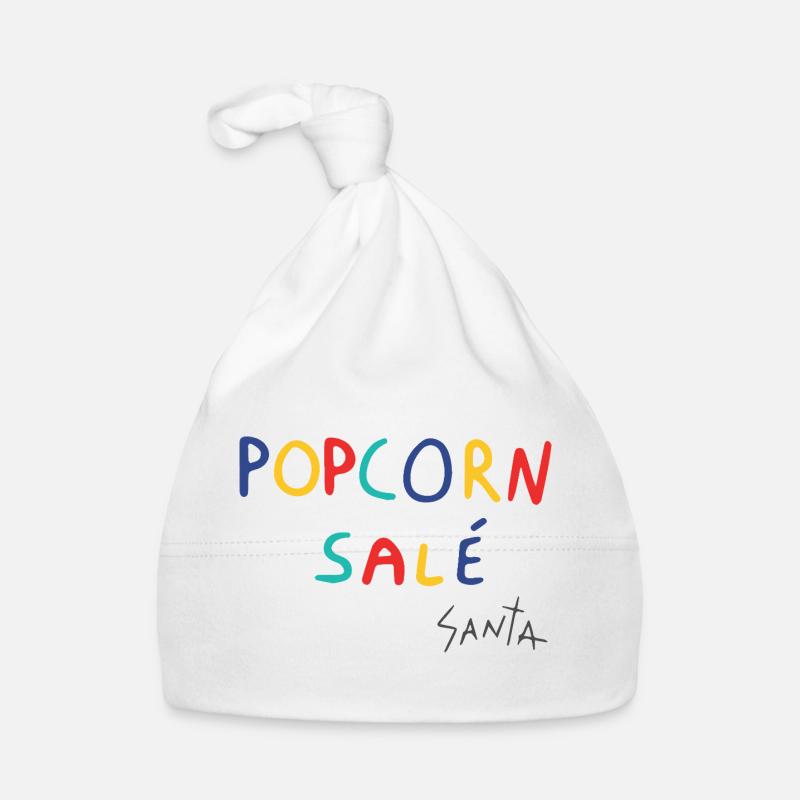 salted popcorn Organic Baby Cap