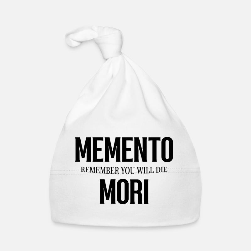 Memento Mori – Remember You Will Die Baby Bio-Mütze