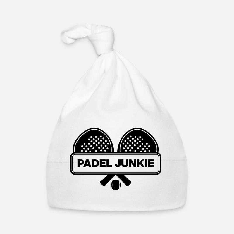 Padel Junkie, Racket Addict! Smash it Organic Baby Cap