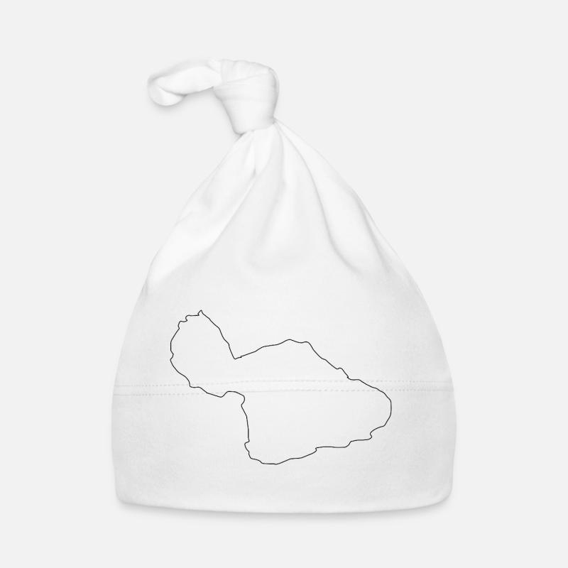 Maui map Organic Baby Cap