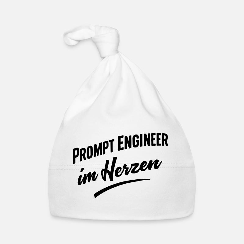 Prompt Engineer im Herzen Baby Bio-Mütze