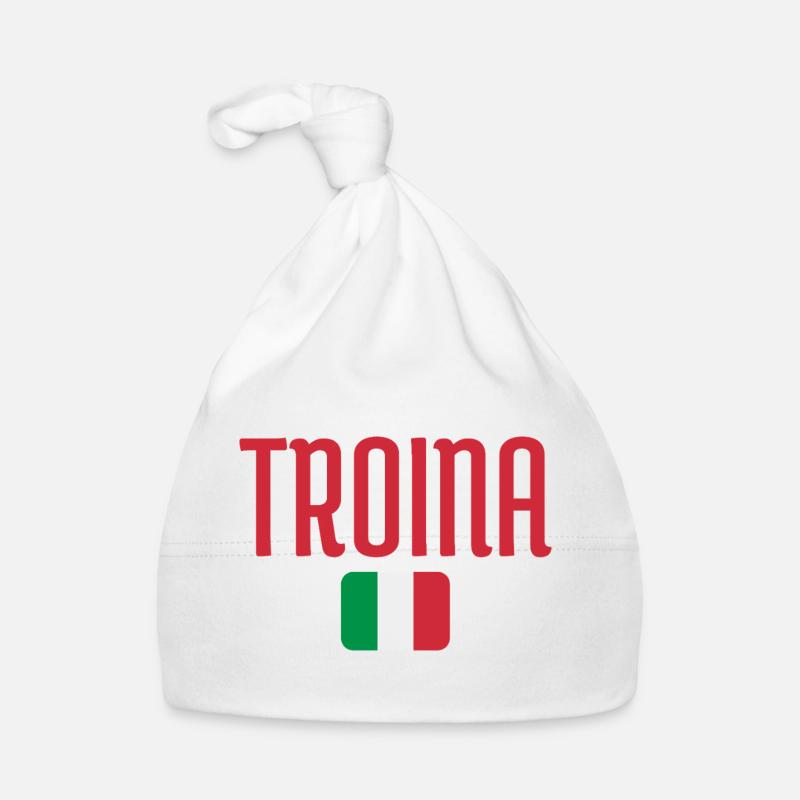 Drapeau italien de Trona Bonnet bio Bébé