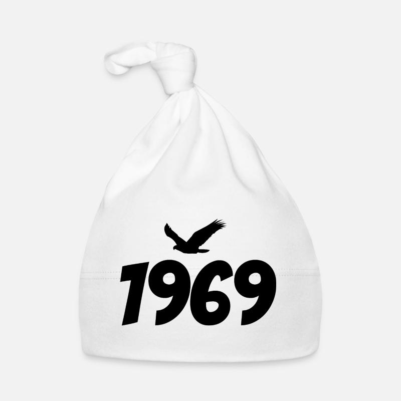Graphique Eagle vintage 1969 Bonnet bio Bébé