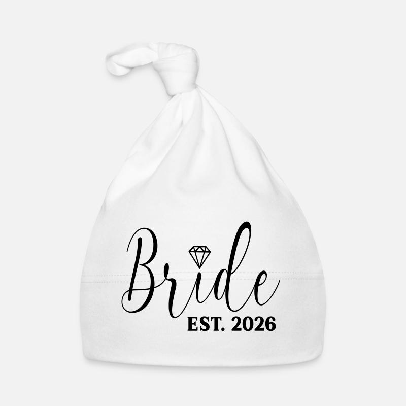 Bride Wedding 2026 Organic Baby Cap