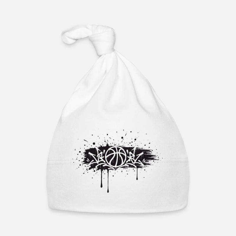 Conception de Splash de Basket Graffiti Streetball Bonnet bio Bébé