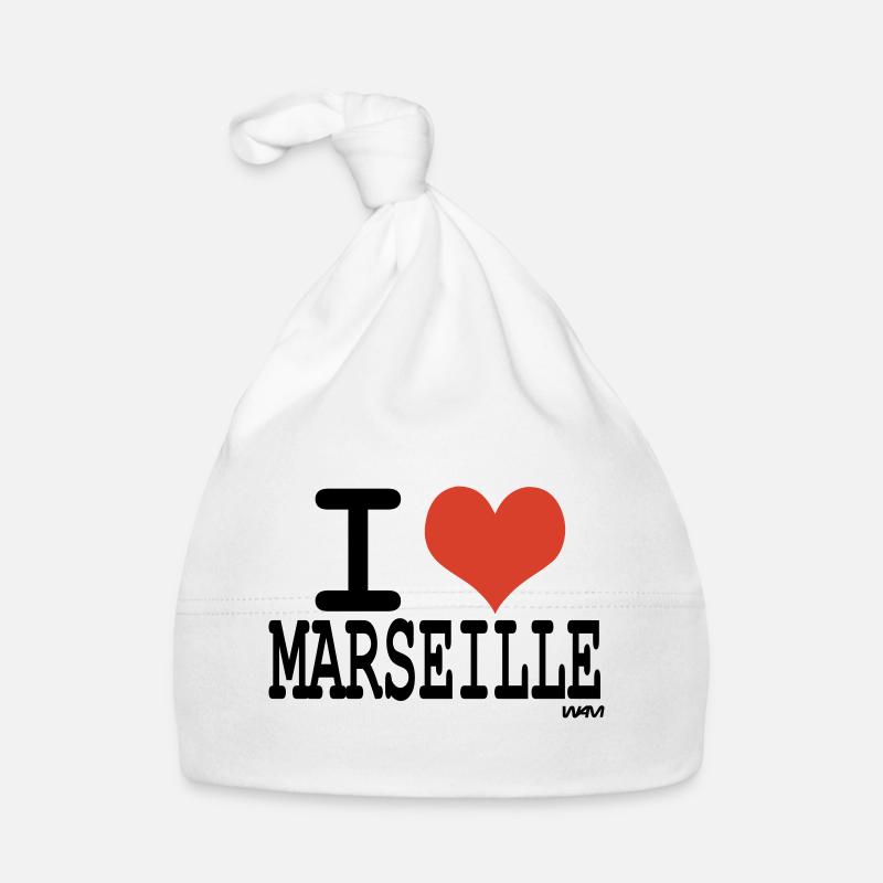 i love marseille Baby Bio-Mütze