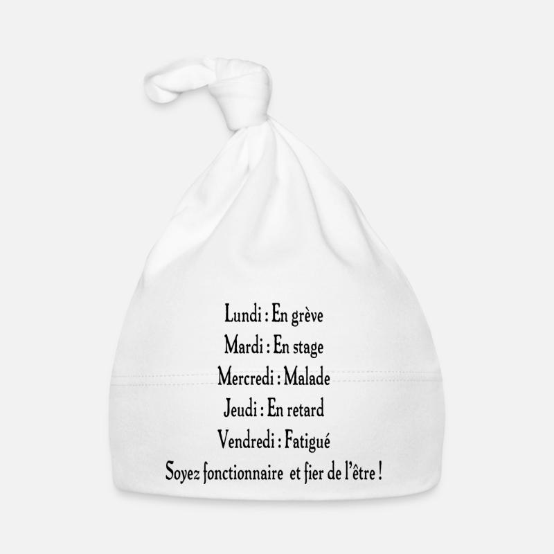 fonctionnaire Bonnet bio Bébé