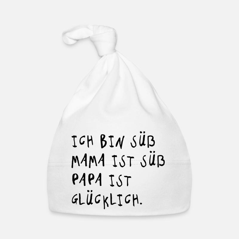 Ich bin süß (Spruch) Baby Bio-Mütze
