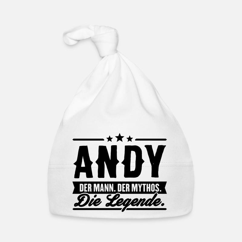 Mann Mythos Legende Andy Baby Bio-Mütze