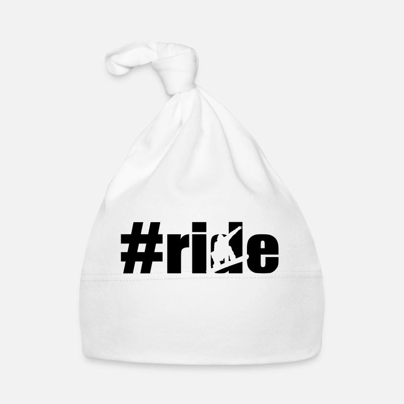 ride snowboarder x Organic Baby Cap