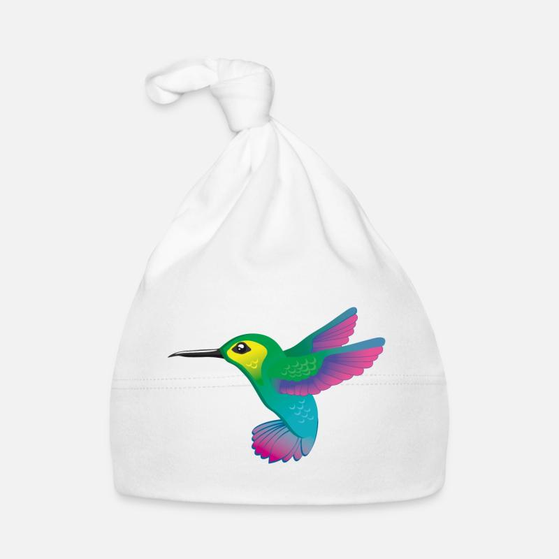 Kolibri bunt Vektorgrafik Baby Bio-Mütze