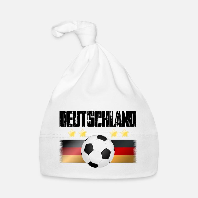 Fußball Deutschland Baby Bio-Mütze