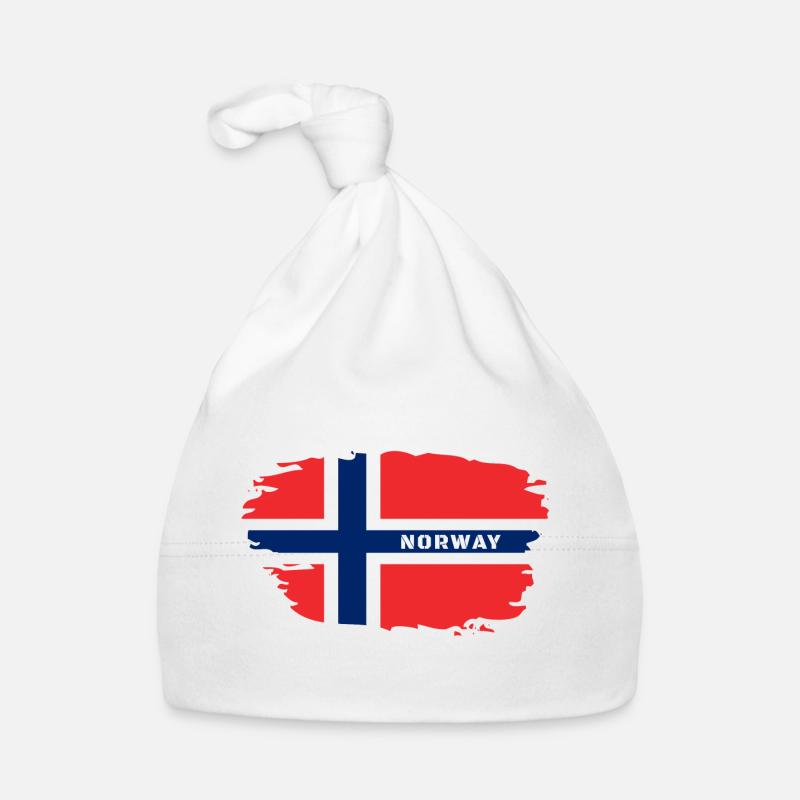 Norway Flag / Scandinavia Gift Oslo Organic Baby Cap