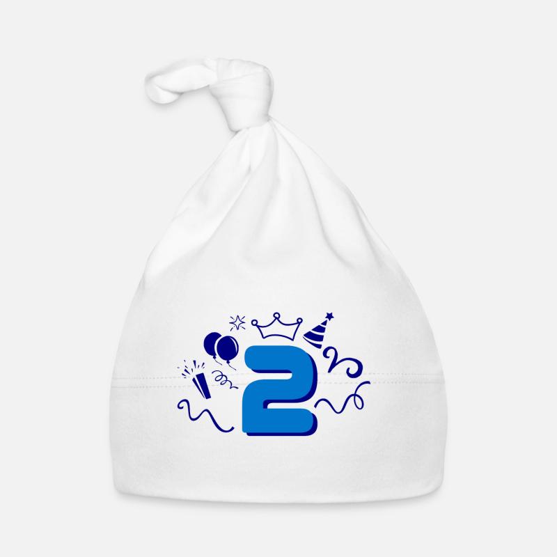 2. Geburtstag Jungen Baby Bio-Mütze