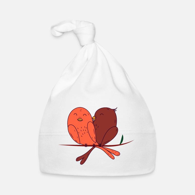 Bip d'amour - Bonnet bio Bébé - blanc