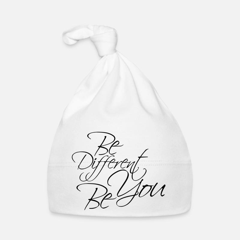 Be Different Be You Design Organic Baby Cap