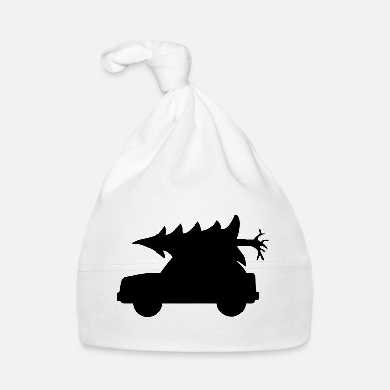 Tannenbaum Weihnachten Auto Baby Bio-Mütze