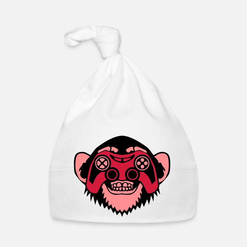 Monkey Controller Spiele Auge Joystick Geek Baby Bio-Mütze