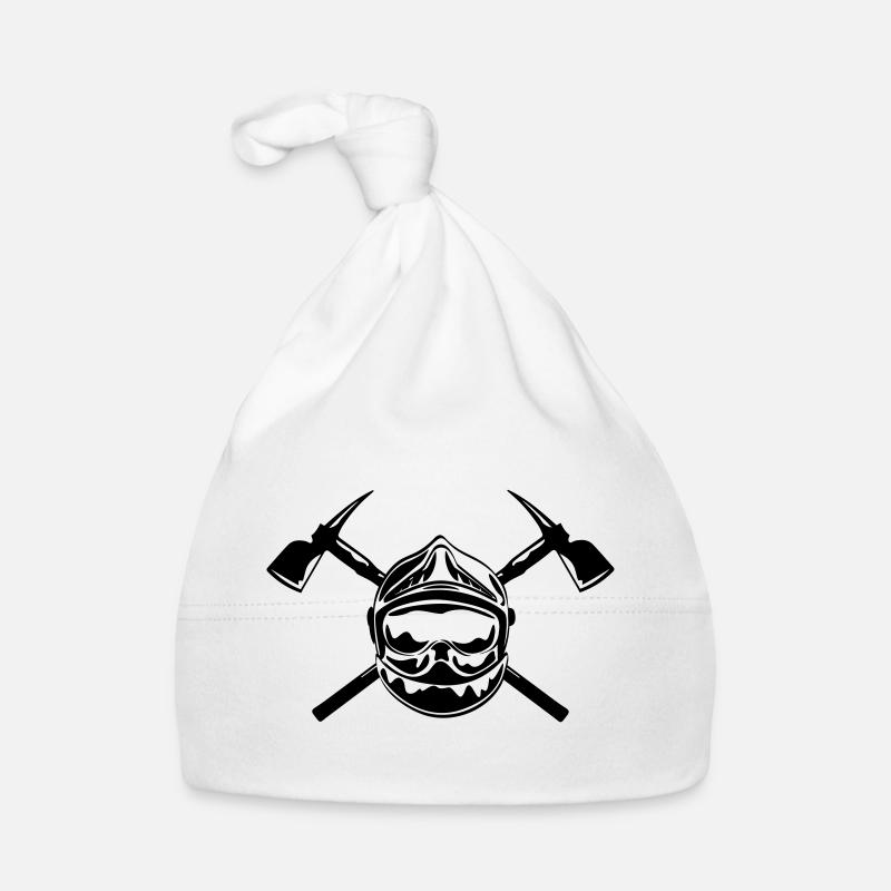 casque_pompier_2 haches Bonnet bio Bébé