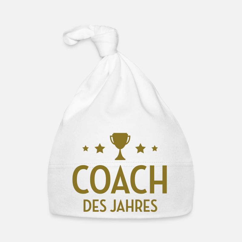 Coach Coachin Coaching Trainer Sport Team Baby Bio-Mütze
