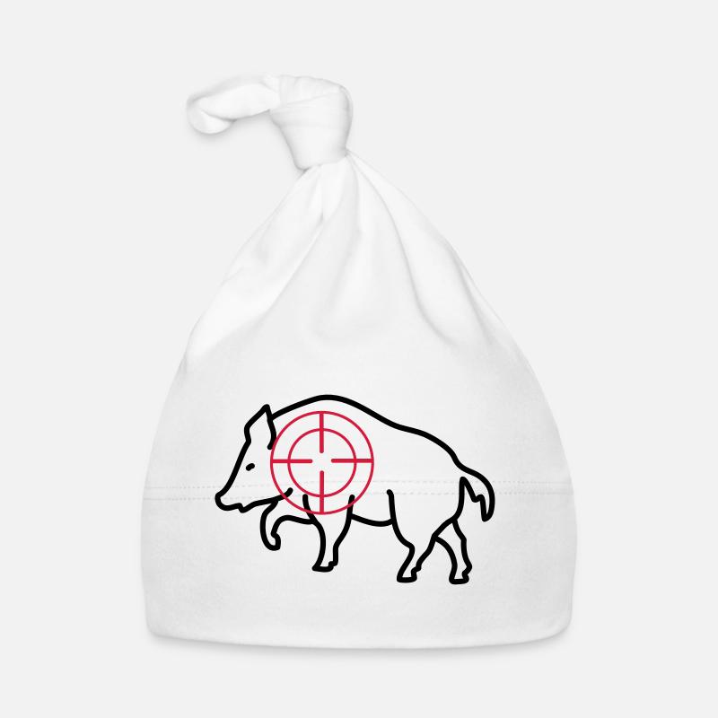 wild boar Organic Baby Cap