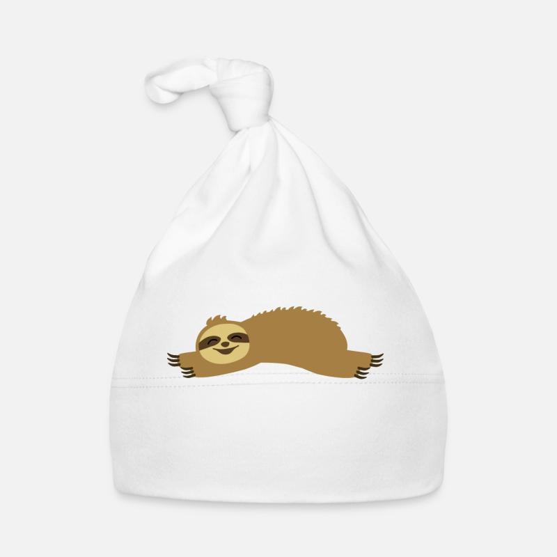 sloth Organic Baby Cap