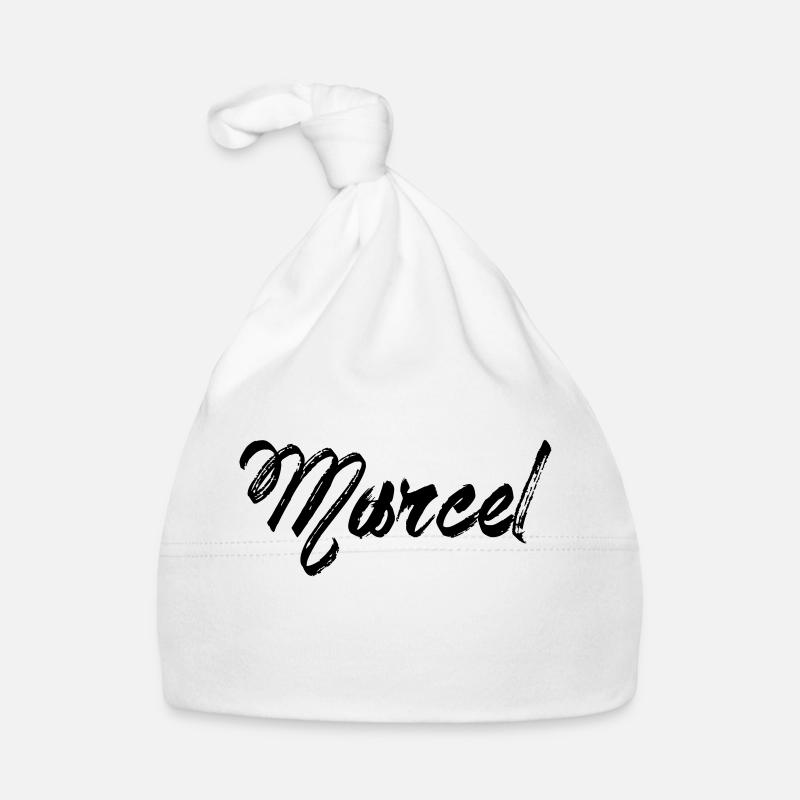 Marcel - Organic Baby Cap - white