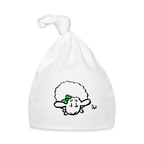 Baby Lamm (grön) - Ekologisk babymössa