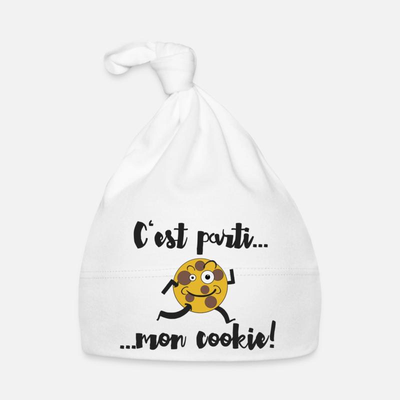 C'est parti mon cookie (c'est parti mon kiki) Bonnet bio Bébé