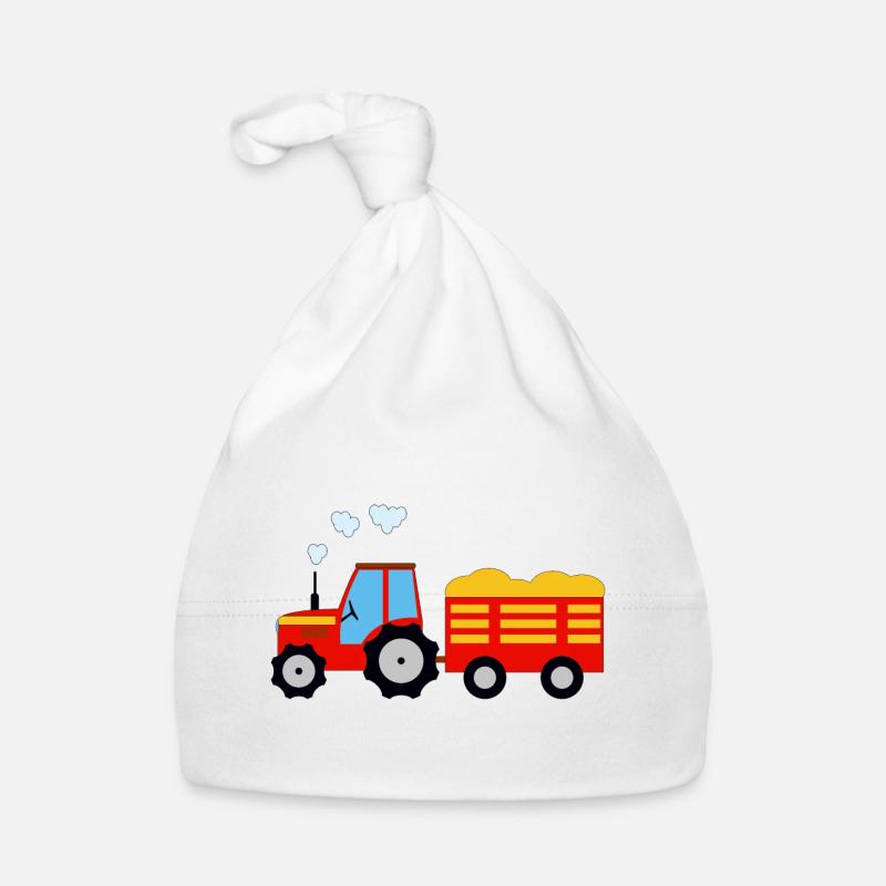 tractor Organic Baby Cap