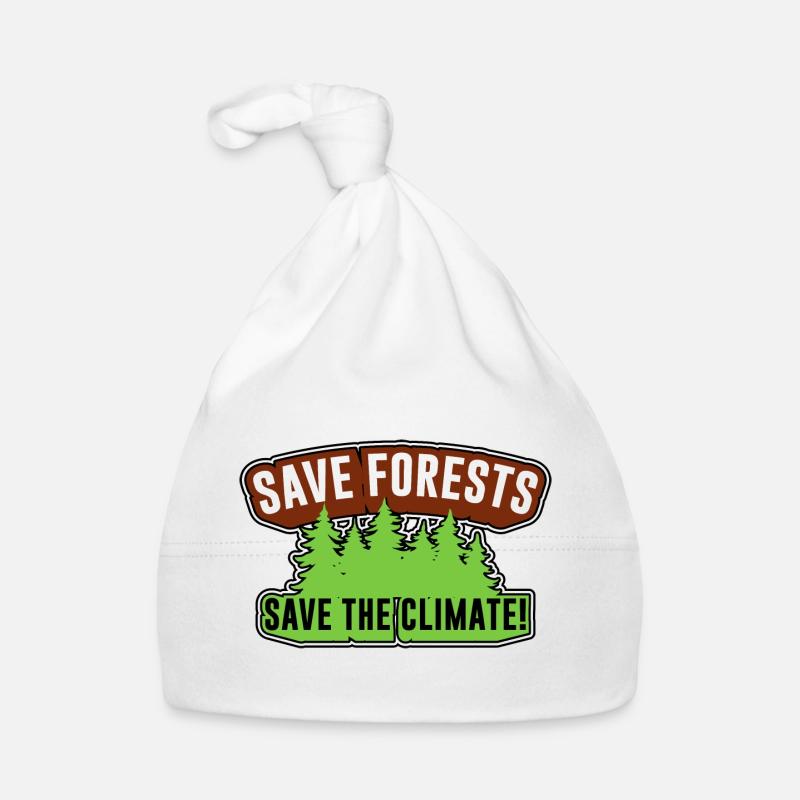 Save the forests - save the climate! Organic Baby Cap
