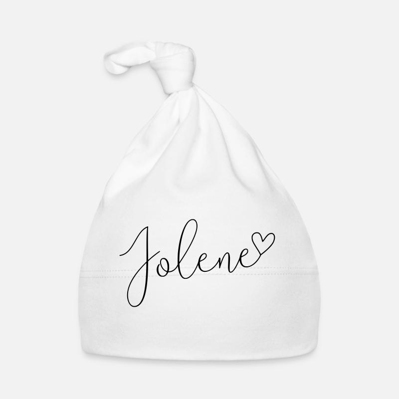 Jolene Name Vorname Mädchen Baby Bio-Mütze