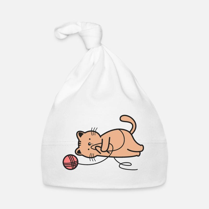 Cat Cats Organic Baby Cap