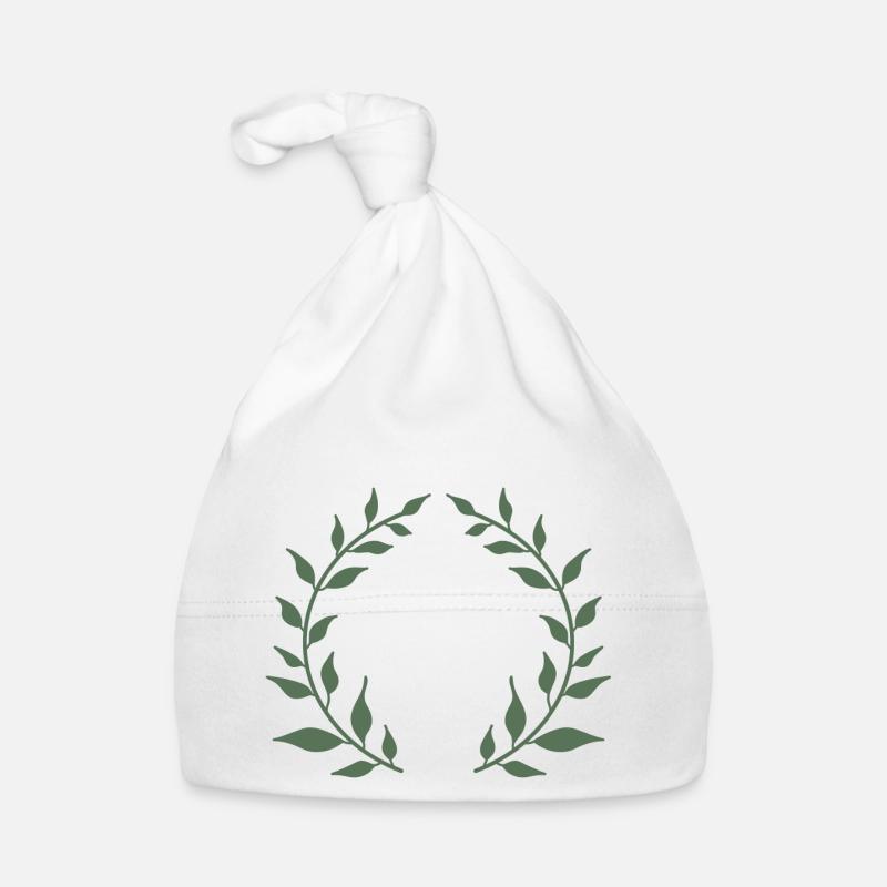 Couronne verte Bonnet bio Bébé