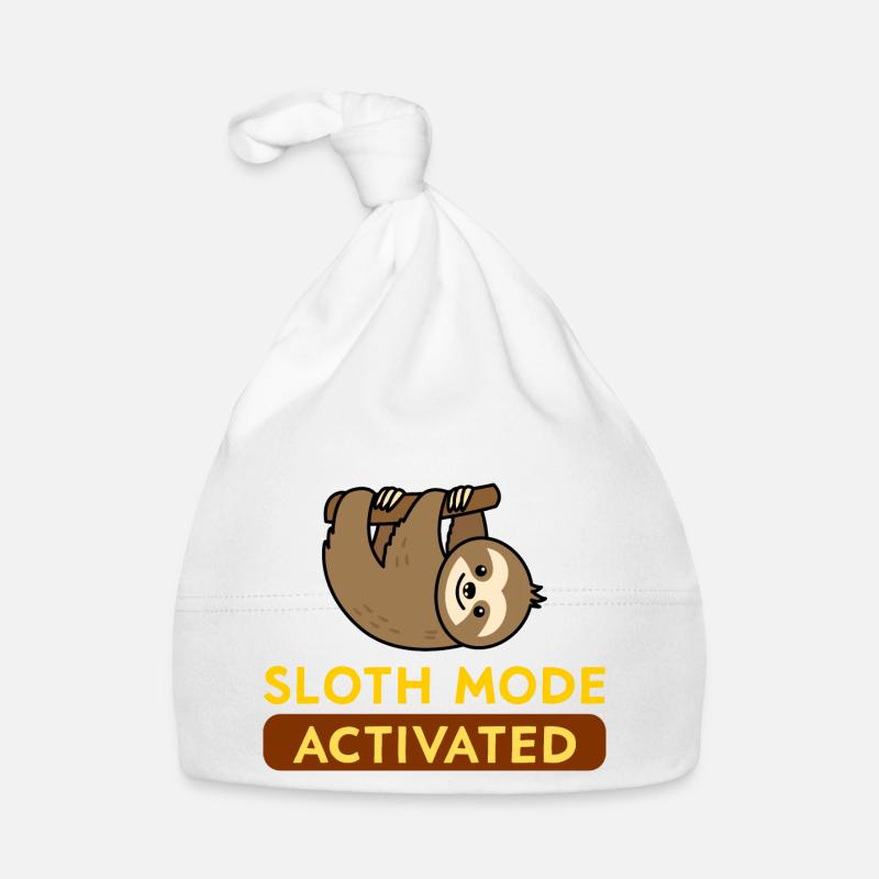 Sloth Mode Activated Bonnet bio Bébé