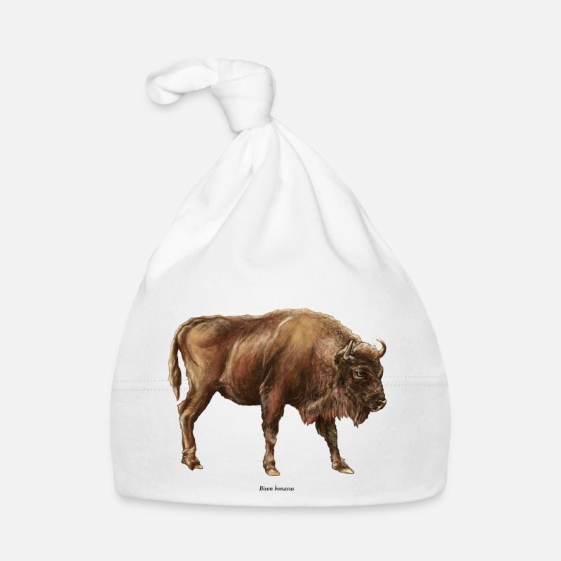 Bison d’europe Bonnet bio Bébé