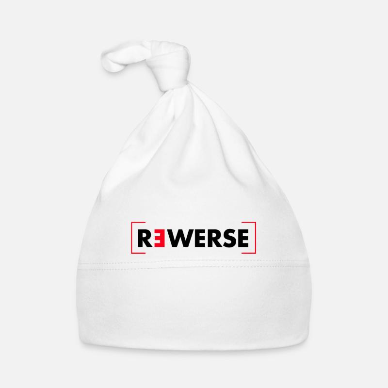 Reverse - Schriftzug Baby Bio-Mütze