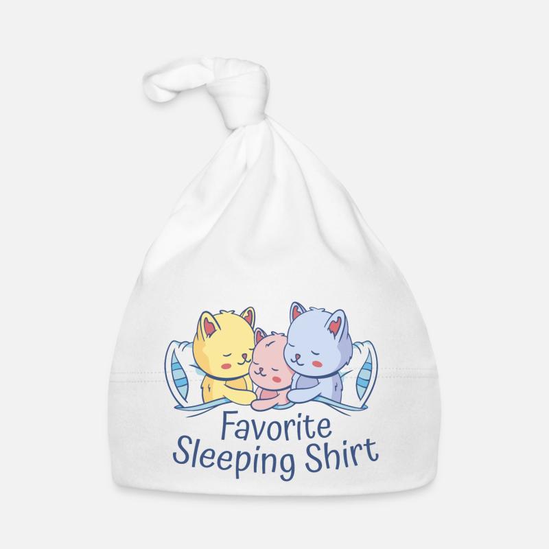 Chat Pyjama Chat Tenue de sommeil Chat Chaton Bonnet bio Bébé