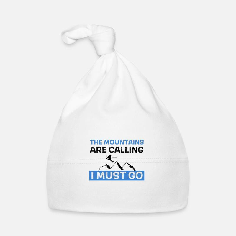 The mountains are calling - I must go Baby Bio-Mütze