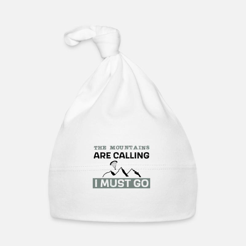 The mountains are calling - I must go - das cool Baby Bio-Mütze