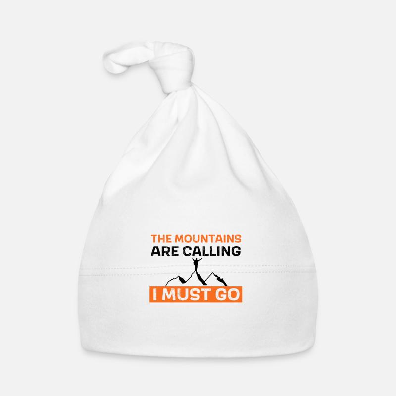 The mountains are calling - I must go Baby Bio-Mütze