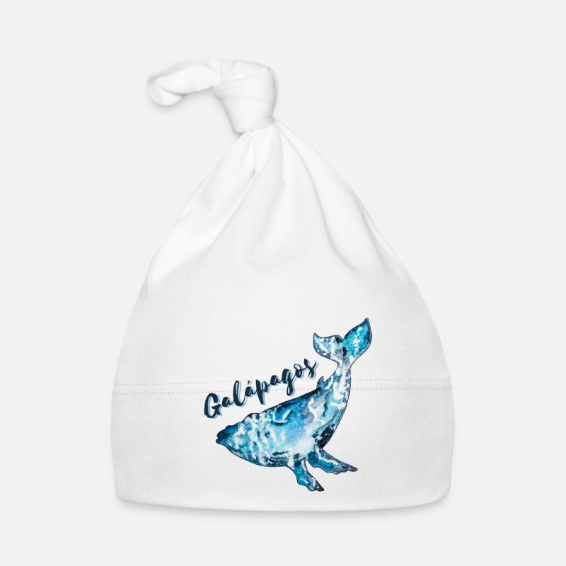 Galapagos-Inseln Wal Baby Bio-Mütze
