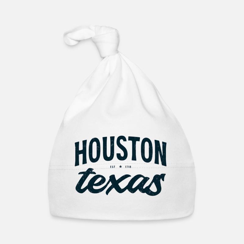 Houston Texas Script Emblem Tee Baby Bio-Mütze