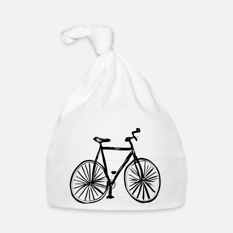 Vélo Doodle Bicyclettes Cycling Silhouette 7 Bonnet bio Bébé