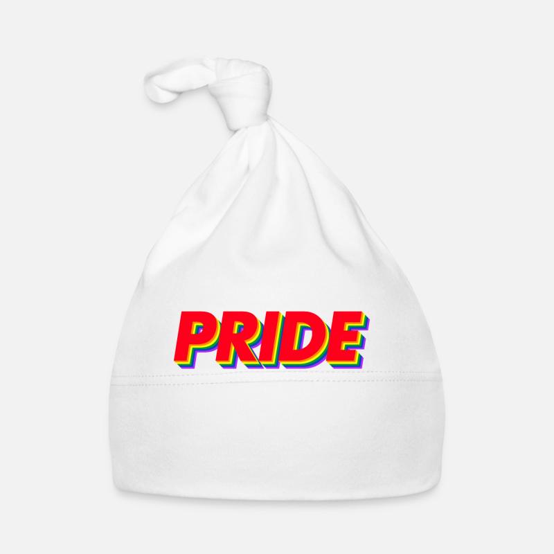 Pride 3D Regenbogenfarben Baby Bio-Mütze
